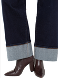 Morgan Cuffed Wide Leg Jean