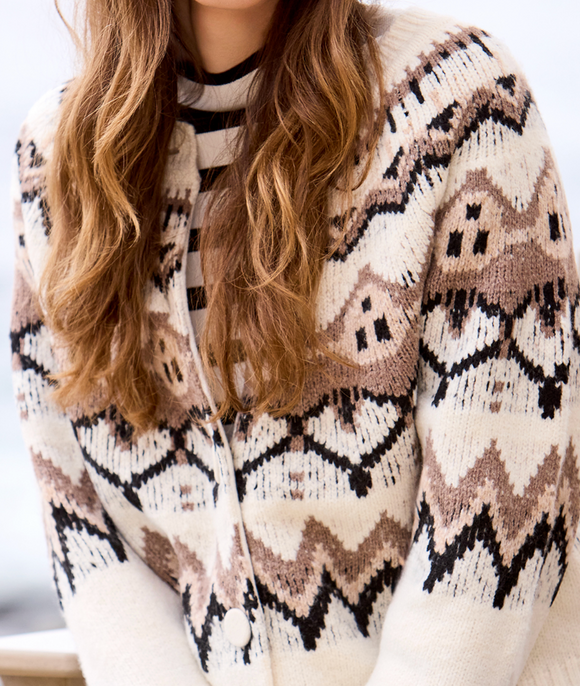 Button Front Cardigan Sweater