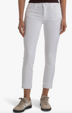 Amy Crop Straight Leg Roll Up Jean